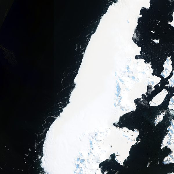 Satellite view of Fuchs Ice Piedmont