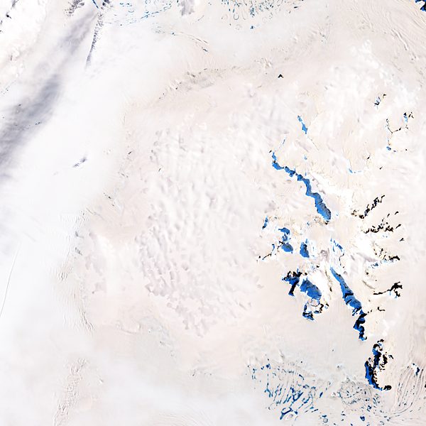 Satellite view of Alexander Island