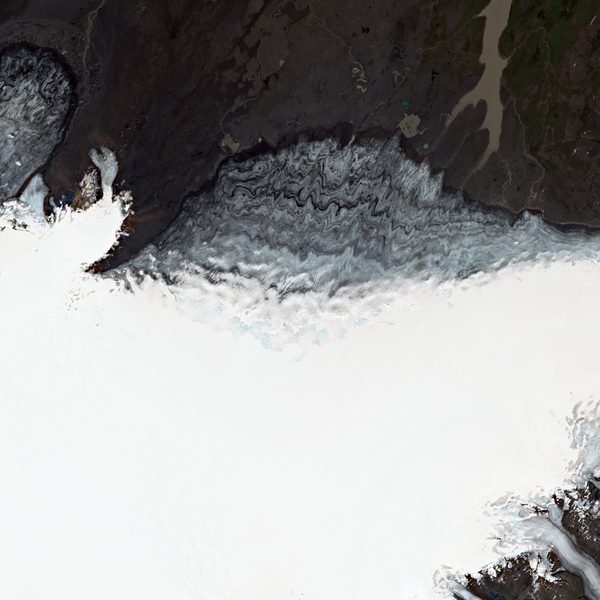 Satellite view of Bruarjoekull