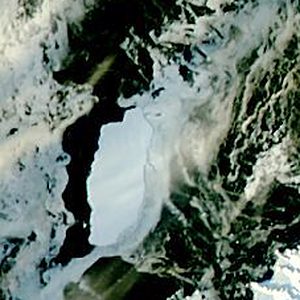 Satellite view of iceberg D35, 6 September 2026