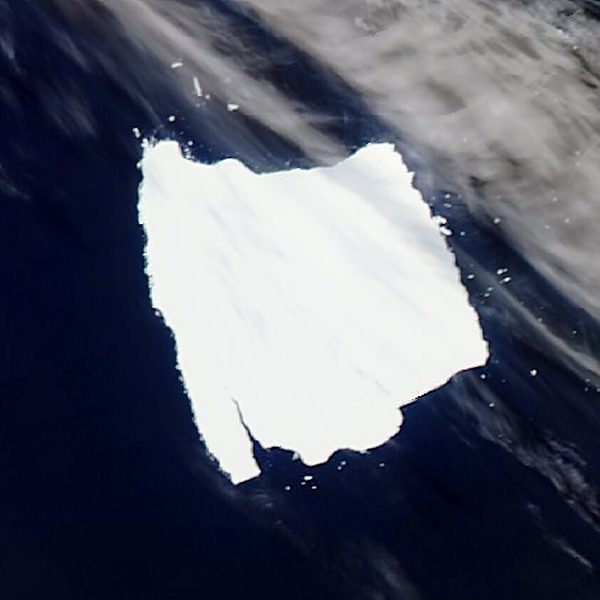 Satellite view of A23A
