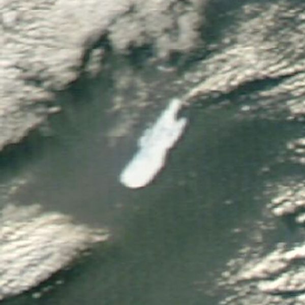 Satellite view of iceberg D30A