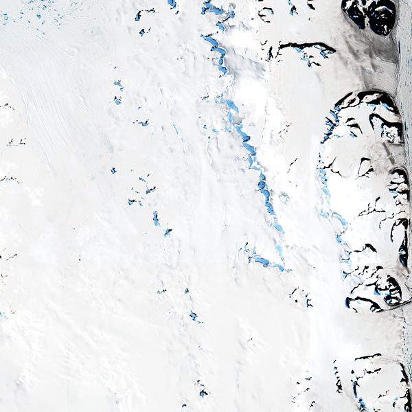 Satellite view of Alexander Island